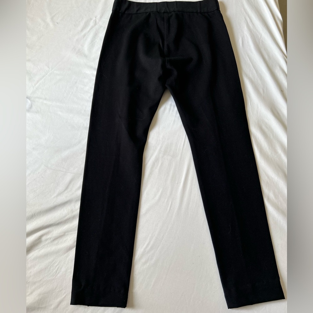 Chicos black heavy knit pull on pants or leggings size small Chicos size 1 new